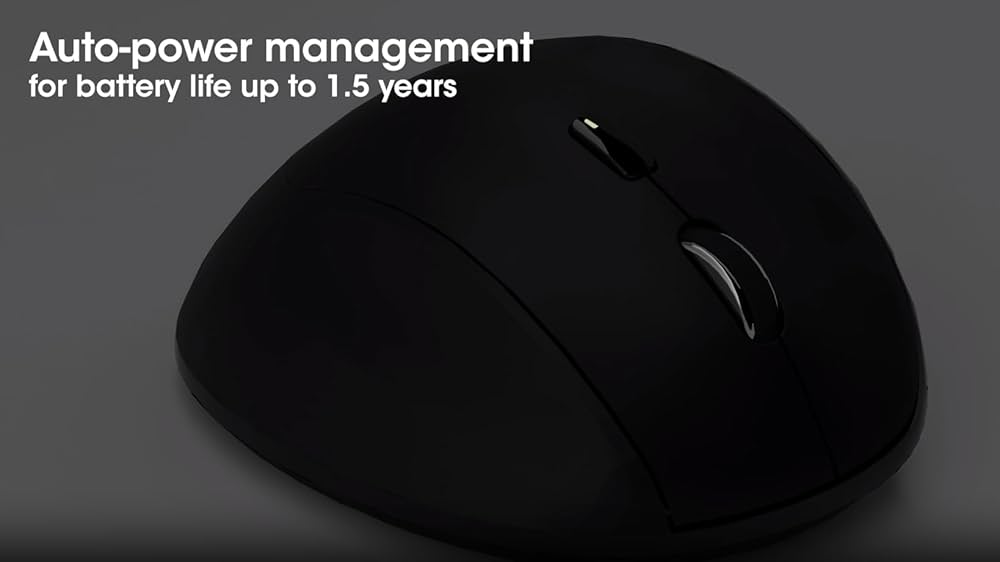 Amazon.com: MANHATTAN Wireless Ergonomic Mouse – 2.4 GHz RF